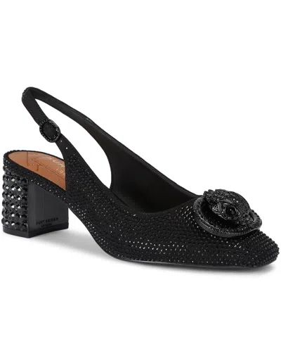 Kurt Geiger Women's Chelsea Block Heel Slingback Pumps In Black