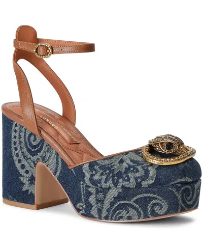 Kurt Geiger Women's Chelsea Closed Platform Dress Pumps In Blue