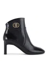 Kurt Geiger Chelsea Square Toe Bootie In Black