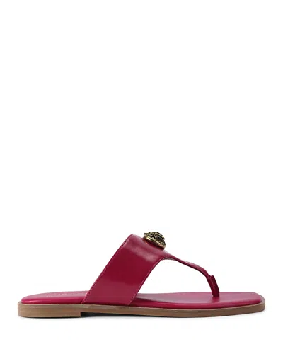 Kurt Geiger Women's Chelsea T Strap Sandals In Bright Pink