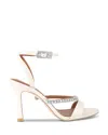 Kurt Geiger London Crystal Ankle Strap Sandal In Multi