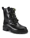 Kurt Geiger Women's Crystal Chain Combat Boots In Multi