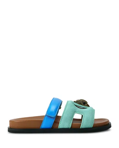 Kurt Geiger Eagle Cut-out Sandals In Green