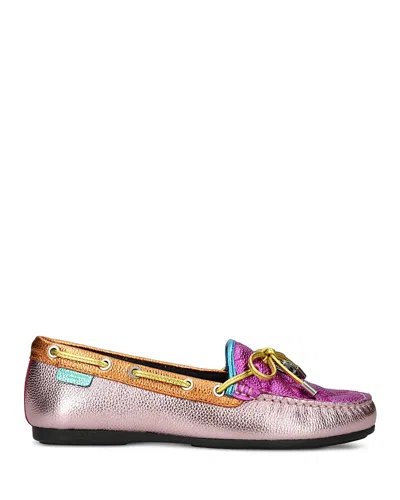 Kurt Geiger Women's Eagle Hardware Boat Moccasins In Multi