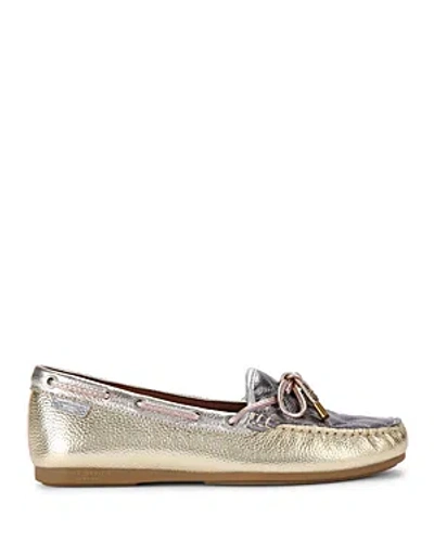 Kurt Geiger Women's Eagle Hardware Moccasins In Open Grey