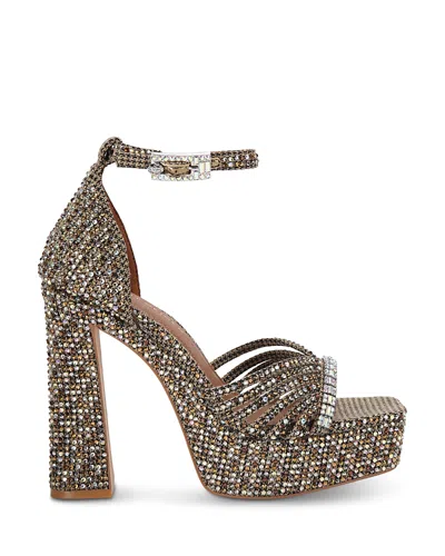 Kurt Geiger Women's Embellished Platform Sandals In Brown