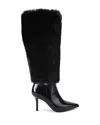 Kurt Geiger Women's Faux Fur Kensington Boots In Black
