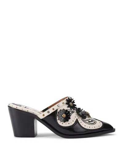 Kurt Geiger Women's Flower Western Mules