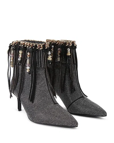 Kurt Geiger Women's Fringe Beaded Booties In Multi