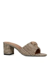 Kurt Geiger Kensington Slide Sandal In Dark Beige