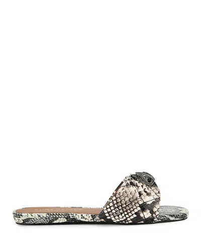 Kurt Geiger Women's Kensington Flat Sandals In Open Brown