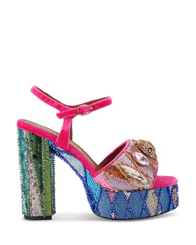 KURT GEIGER WOMEN'S KENSINGTON PLATFORM SANDALS