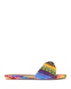 Kurt Geiger Embellished Kensington Sandals In Multi