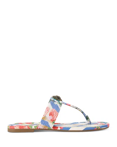 Kurt Geiger Women's Kensington T Strap Sandals In Open White
