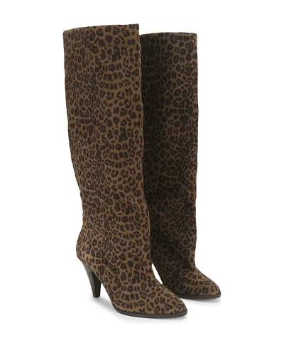 Kurt Geiger Women's Lambeth Slouchy Suede Knee High Boots In Open Brown