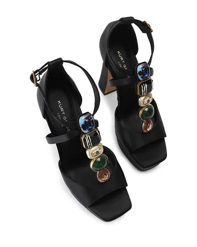 Kurt Geiger Women's Loulou Embellished Platform Sandals In Black