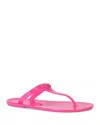 Kurt Geiger Maddison Eagle Head Sandal In Bright Pink