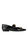 Kurt Geiger London Mansion Pointed Toe Mary Jane Flat In Black