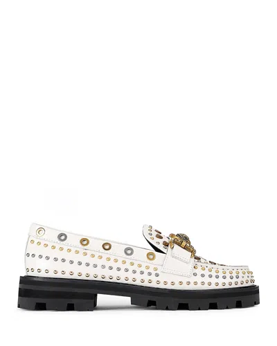 Kurt Geiger Women's Mansion Studded Loafer Flats