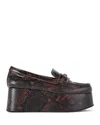 Kurt Geiger 70mm Mayfair Loafers In Open Brown