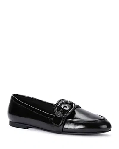 Kurt Geiger Women's Mayfair Hardware Loafer Flats In Charcoal