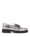 KURT GEIGER WOMEN'S MAYFAIR METALLIC LOAFERS