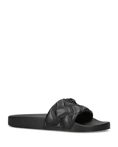 KURT GEIGER WOMEN'S MEENA EAGLE DRENCH QUILTED SLIDE SANDALS