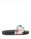 Kurt Geiger London Meena Eagle Glitter Slide Sandal In Black