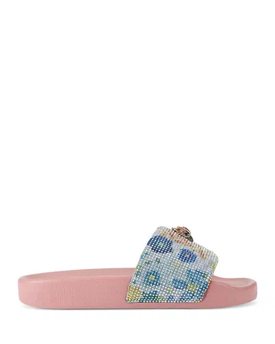 Kurt Geiger Women's Meena Eagle Slide Sandals In Pink