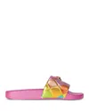 Kurt Geiger London Meena Eagle Glitter Slide Sandal In Purple