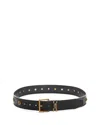 Kurt Geiger Women's Novelty Studded Leather Belt In Black