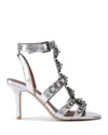 Kurt Geiger 85mm Octavia Sandals In Silver