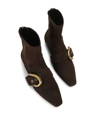 Kurt Geiger Women's Opera Suede Ankle Boots In Brown