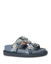 Kurt Geiger London Orson Crytstal Sandalwood In Navy