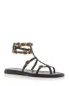 Kurt Geiger Women's Regent Buckled Gladiator Sandals In Black