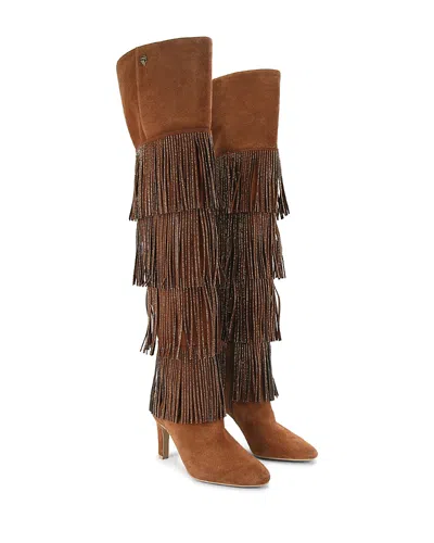 KURT GEIGER WOMEN'S SHOREDITCH OVER THE KNEE BOOTS