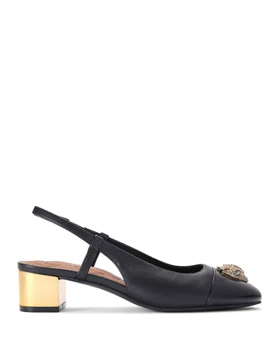 Kurt Geiger Women's Sloane Mid Heel Slingback Pumps In Black