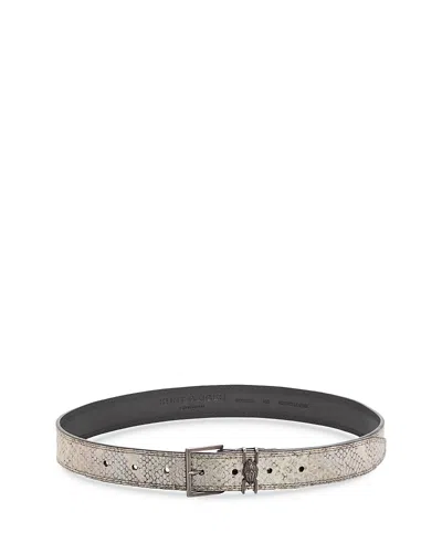 Kurt Geiger Women's Snake Embossed Leather Belt
