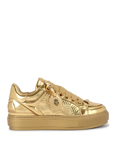 KURT GEIGER WOMEN'S SOUTHBANK TAG METALLIC SNEAKERS