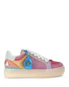 Kurt Geiger Southbank Sneakers In Multicolor Leather In Open Miscellaneous