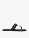 Kurt Geiger Kensington T-bar Sandals In Black