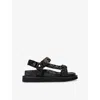 Kurt Geiger Quilted Orson Sandals In Black