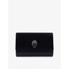Kurt Geiger London Women's Black Party Eagle-embellished Perspex Clutch Bag In Black