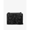 Kurt Geiger Womens Black Shoreditch Satin Cross-body Bag In Black