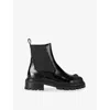 Kurt Geiger Sloane Eagle-head Chelsea Boot In Black