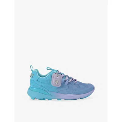 Kurt Geiger Tubular Laces Runner Sneakers In Blue