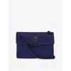 Kurt Geiger Womens Kensington Mini  Woven Cross-body Bag Blue/drk.c In Blue