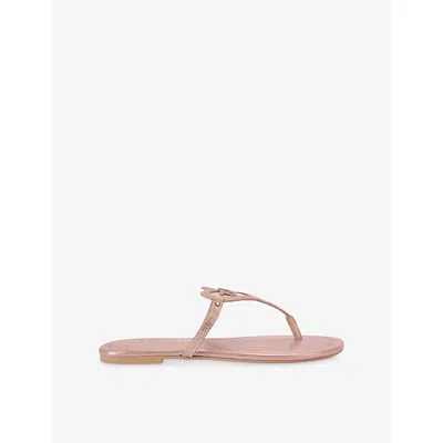 Kurt Geiger Womens Blush Heart Leather Sandals Eur 35 / 2 Uk In Pink