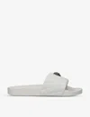 Kurt Geiger Quilted Meena Eagle Slides In White