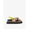 Kurt Geiger Leather Orson Cross-strap Sandals